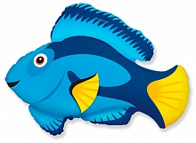 FM фигура большая 901770 Рыба синяя Фольга
